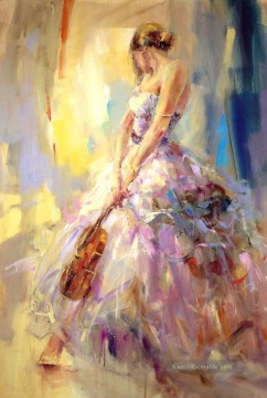 Schöne Mädchen Tänzer AR 06 Impressionist Ölgemälde